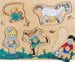 Pippi Pussel med knoppar 5 bitar