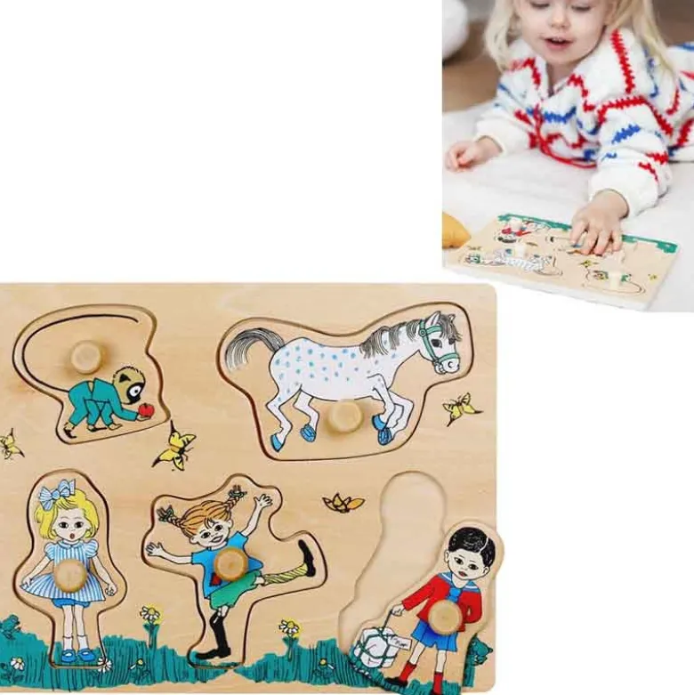 Pippi Pussel med knoppar 5 bitar