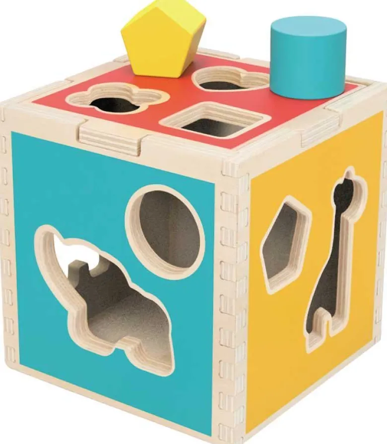 Plocklåda och Sorteringslåda i trä leksak Tooky Toy