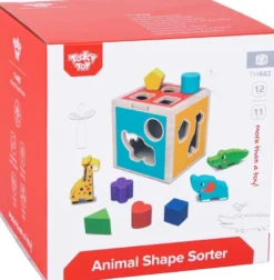 Plocklåda och Sorteringslåda i trä leksak Tooky Toy