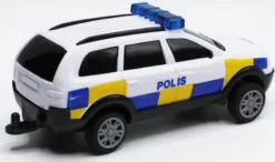 Polisbil Leksaksbil Pullback TEAMA - 1:32