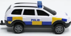 Polisbil Leksaksbil Pullback TEAMA - 1:32