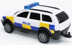 Polisbil Leksaksbil Pullback TEAMA - 1:32