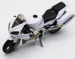 Polismotorcykel Leksak med ljud 1:12