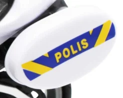 Polismotorcykel Leksak med ljud 1:12