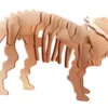 Pussel 3D Dinosaurie Plywood Triceratops