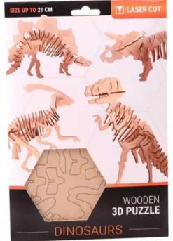 Pussel 3D Dinosaurie Plywood T-Rex