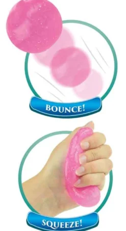 Putty Slime med snäckskal studsande effekt