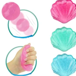 Putty Slime med snäckskal studsande effekt