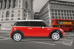 Radiostyrd Bil Mini Cooper S Röd Jamara 1:24