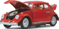 Radiostyrd Bil VW Beetle Die Cast Röd Jamara 1:18