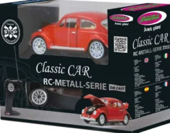 Radiostyrd Bil VW Beetle Die Cast Röd Jamara 1:18