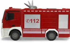 Radiostyrd Brandbil Lastbil Mercedes Antos med vattenkanon Jamara 1:26 2,4 GHz