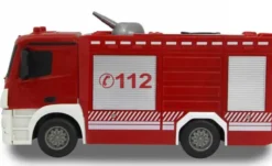 Radiostyrd Brandbil Lastbil Mercedes Antos med vattenkanon Jamara 1:26 2,4 GHz