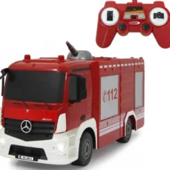 Radiostyrd Brandbil Lastbil Mercedes Antos med vattenkanon Jamara 1:26 2,4 GHz