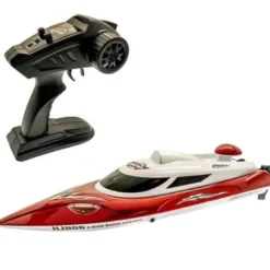 Radiostyrd båt Nitro SpeedBoat Med LED-Ljus Röd Gear4Play 30 km/h