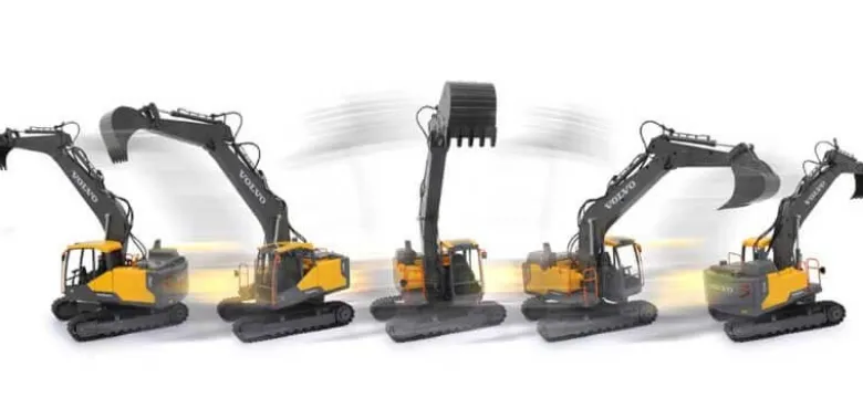 Radiostyrd Grävmaskin Volvo EC160E Jamara 2,4 Ghz