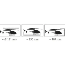 Radiostyrd helikopter Gyro V2 Jamara