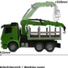 Radiostyrd Timmerbil Lastbil Mercedes Arocs 1:20 2,4 GHz