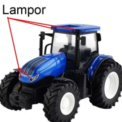 Radiostyrd Traktor med skopa, ljus och ljud