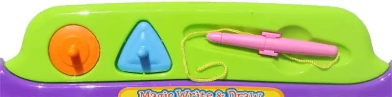 Ritplatta 4 färger Magnetisk Leksak med tillbehör