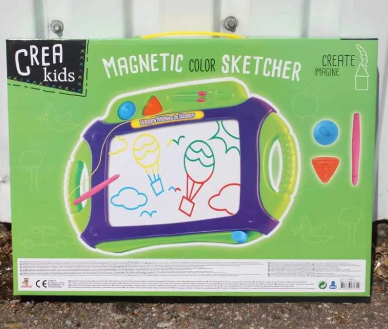 Ritplatta 4 färger Magnetisk Leksak med tillbehör