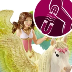 Schleich Bayala Surah med Glitterpegasus 70566