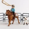 Schleich Cowgirl Team Roping Fun 42577