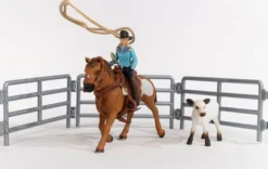 Schleich Cowgirl Team Roping Fun 42577