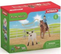 Schleich Cowgirl Team Roping Fun 42577