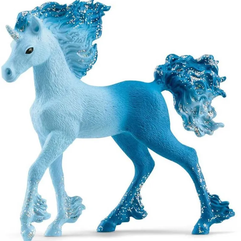 Schleich Elementa Vatten Flamma enhörning Föl 70758