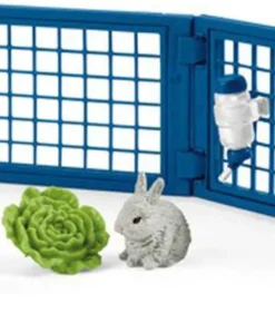 Schleich ett hem åt kaninen och marsvinet Kanin- och Marsvin bur 42500