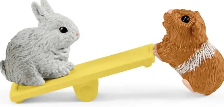 Schleich ett hem åt kaninen och marsvinet Kanin- och Marsvin bur 42500