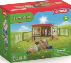 Schleich Kaninbur med Kaniner 42728