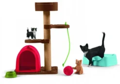 Schleich Katter med leksaker 42501
