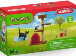 Schleich Katter med leksaker 42501