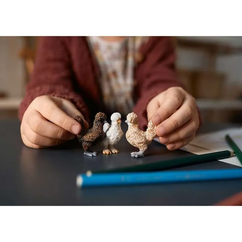 Schleich Kycklingvänner Chicken Friends 42574