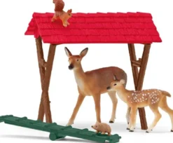 Schleich Mata skogens djur Feeding the Forest Animals 42658