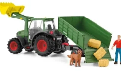 Schleich Traktor med släp 42608