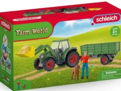 Schleich Traktor med släp 42608