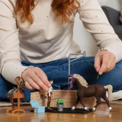 Schleich Tvättplats Horse Club Emily och Luna 42438