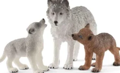 Schleich Varghona med valpar 42472
