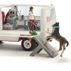 Schleich Veterinärsbil med Hanoverian Föl 42370