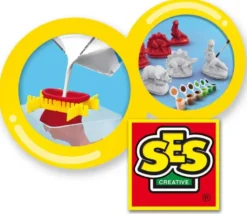SES Gjut och måla dinosauriefigurer