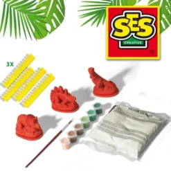 SES Gjut och måla dinosauriefigurer
