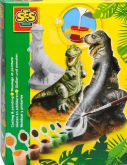 SES Gjut och måla T-Rex Dinosaurie