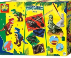 SES Pyssel Gjut och måla, pärlor Dinosaurie-Tema