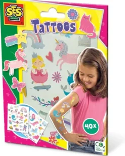 SES Tatueringar Fairytale till barn 40 st.