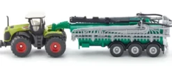 Siku Claas Xerion traktor med flytgödselspridare 1827 - 1:87