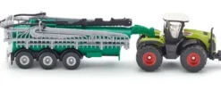 Siku Claas Xerion traktor med flytgödselspridare 1827 - 1:87